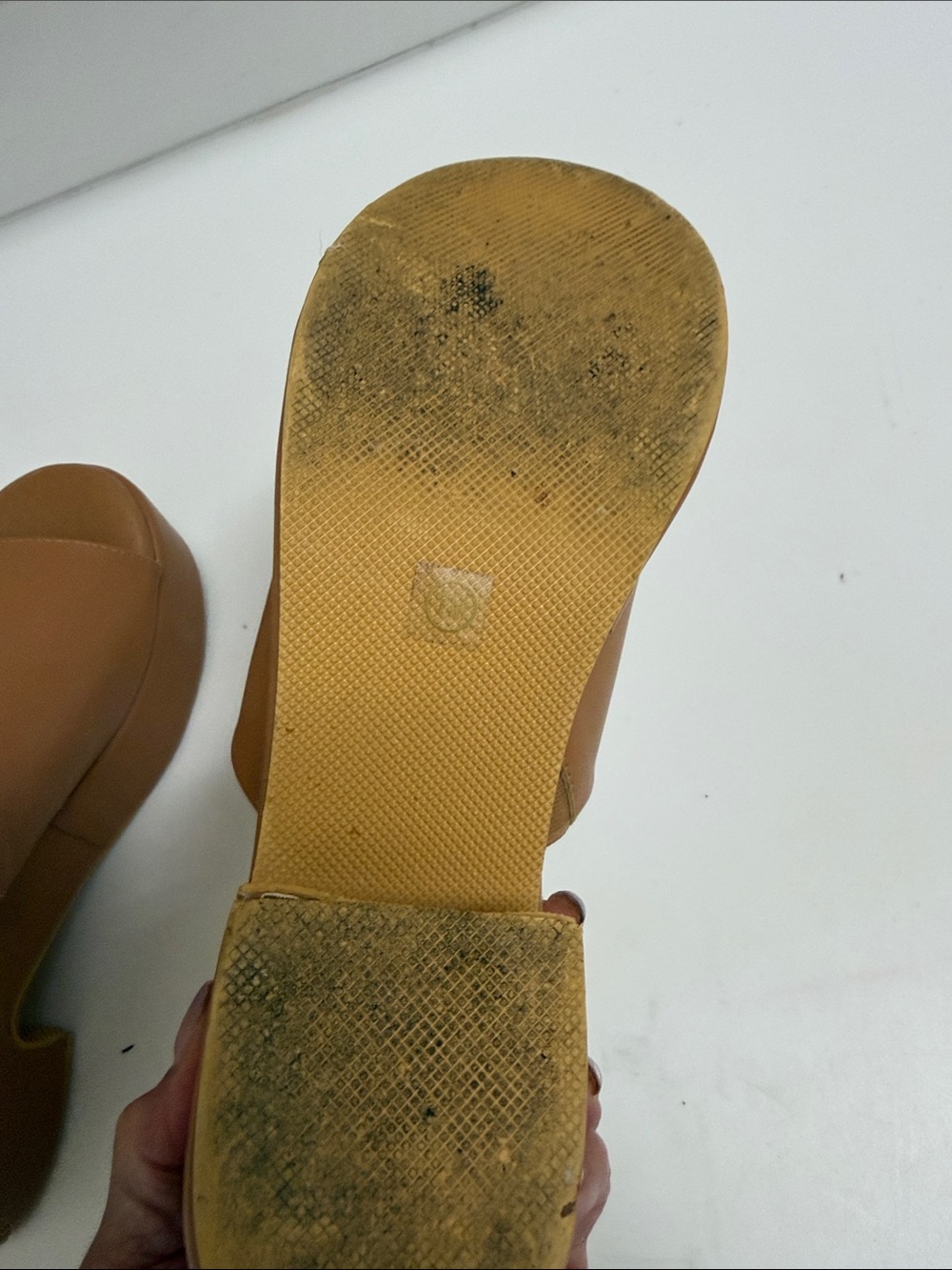 Matisse Anthropologie Women’s Tan Platform Slide Sandals - Picture 6 of 10